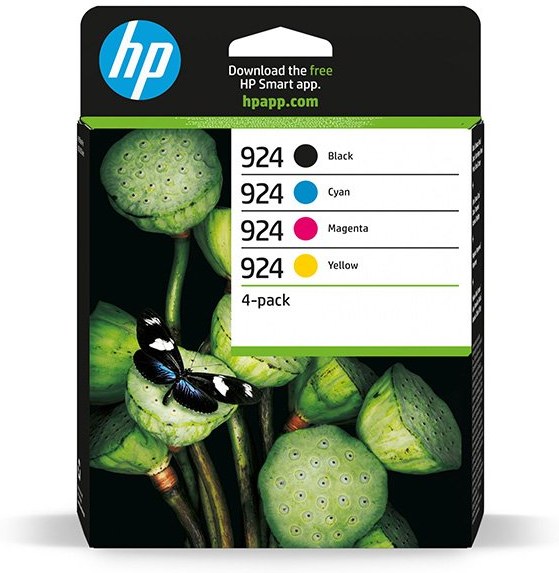 HP originál ink 6C3Z1NE, HP 924, CMYK, 500/3*400str.