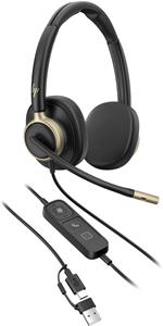 HP Poly Mission 825 Stereo USB Wired Headset