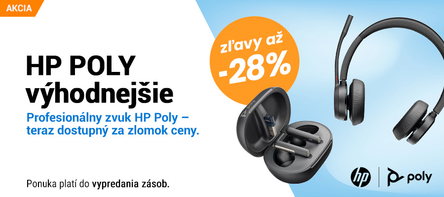 HP POLY výhodnejšie!