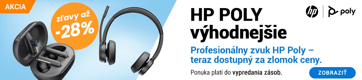 HP POLY výhodnejšie!