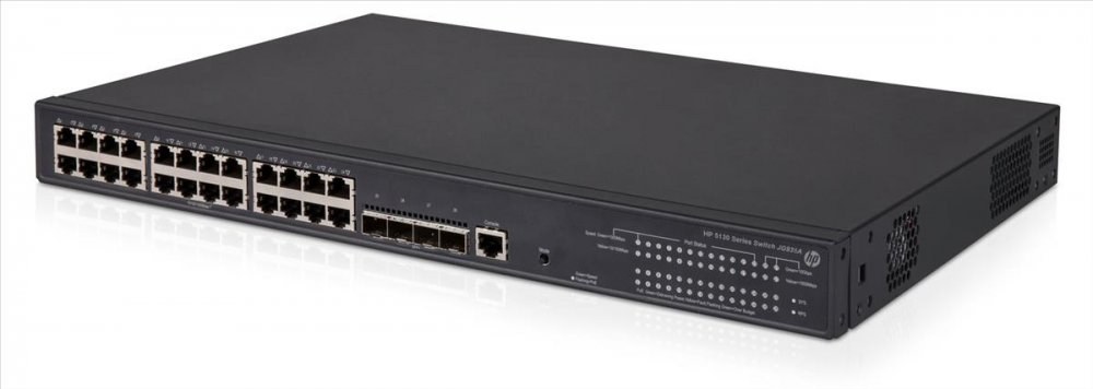 HPE 5130 24G PoE+ 4SFP+ 1-slot HI Switch