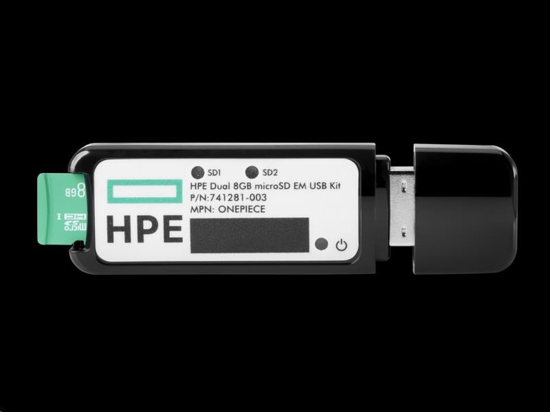 HPE 8GB Dual microSD Flash USB Drive