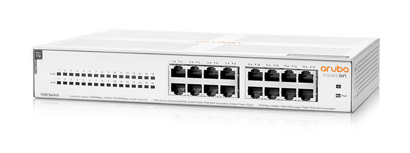 HPE Networking Instant On 1430 16G Class4 PoE 124W Switch EU