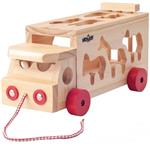 Hračka Woody Kamion s vkládacími tvary - zvířátka
