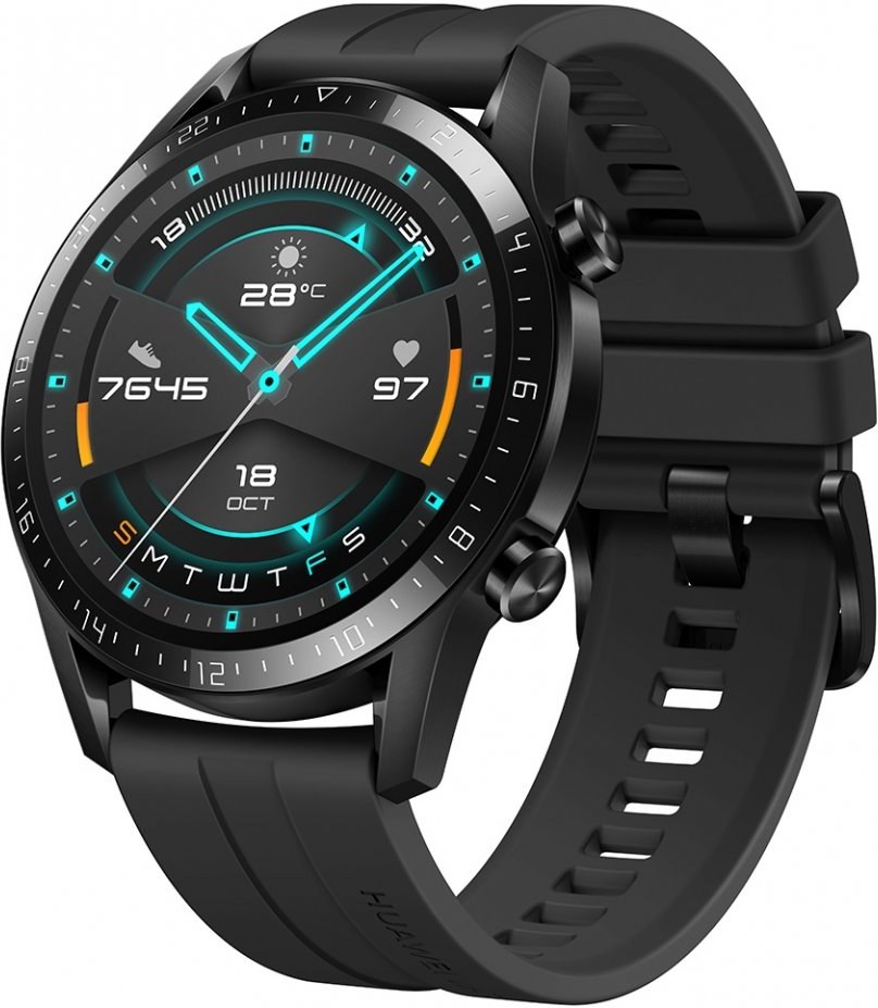 Huawei Watch GT 2, 46 mm, čierne (použité)