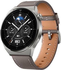 Huawei Watch GT3 Pro 46mm, šedá koža