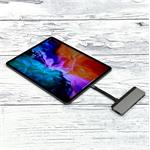 Hyper DUO 7v2 MacBook Pro Hub USB-C, sivý
