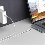 Hyper DUO 7v2 MacBook Pro Hub USB-C, sivý