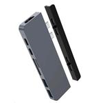 Hyper DUO 7v2 MacBook Pro Hub USB-C, sivý