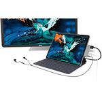 HyperDrive 6-in-1 USB-C Hub pro iPad Pro - Silver