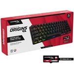 HyperX Alloy Origins 60 HX Red-US, klávesnica, čierna