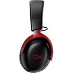 HyperX Cloud III Wireless, bezdrôtové slúchadlá, červené