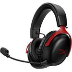 HyperX Cloud III Wireless, bezdrôtové slúchadlá, červené