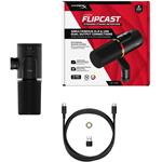 HyperX FlipCast - USB/XLR Dynamic Microphone (Black)