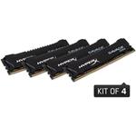 HyperX FURY Black, DDR4, DIMM, 2400 MHz, 16 GB (4x 4 GB kit), CL15