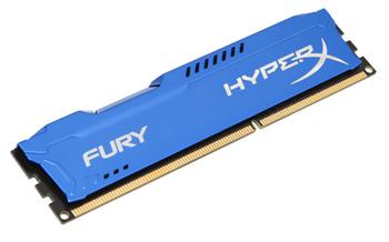 HyperX Fury, DDR3, DIMM, 1333 MHz, 4 GB, CL9, modrá