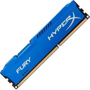 HyperX Fury, DDR3, DIMM, 1600 MHz, 4 GB, CL10, modrá