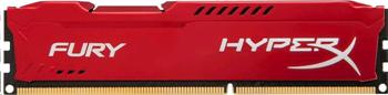 HyperX Fury, DDR3, DIMM, 1866 MHz, 8 GB, CL10, červená