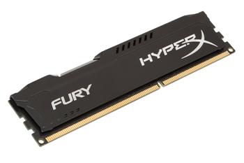 HyperX Fury, DDR3L, DIMM, 1600 MHz, 8 GB, CL10, Low Voltage, Intel XMP, čierna