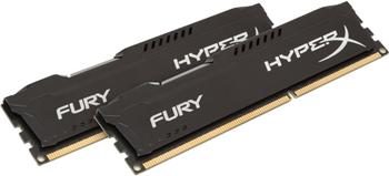 HyperX Fury, DDR3L, DIMM, 1866 MHz, 16 GB (2x 8 GB kit), CL11, Low Voltage, Intel XMP, čierna