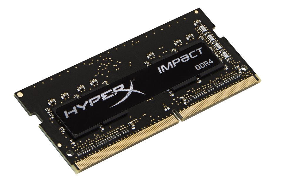 HyperX Impact, DDR4, SO-DIMM, 2400 MHz, 8 GB, CL14, Intel XMP, čierna