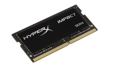 HyperX Impact, DDR4, SO-DIMM, 3200 MHz, 8 GB, CL20, čierna
