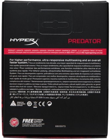 HyperX Predator, 4x8GB, 3333MHz, DDR4