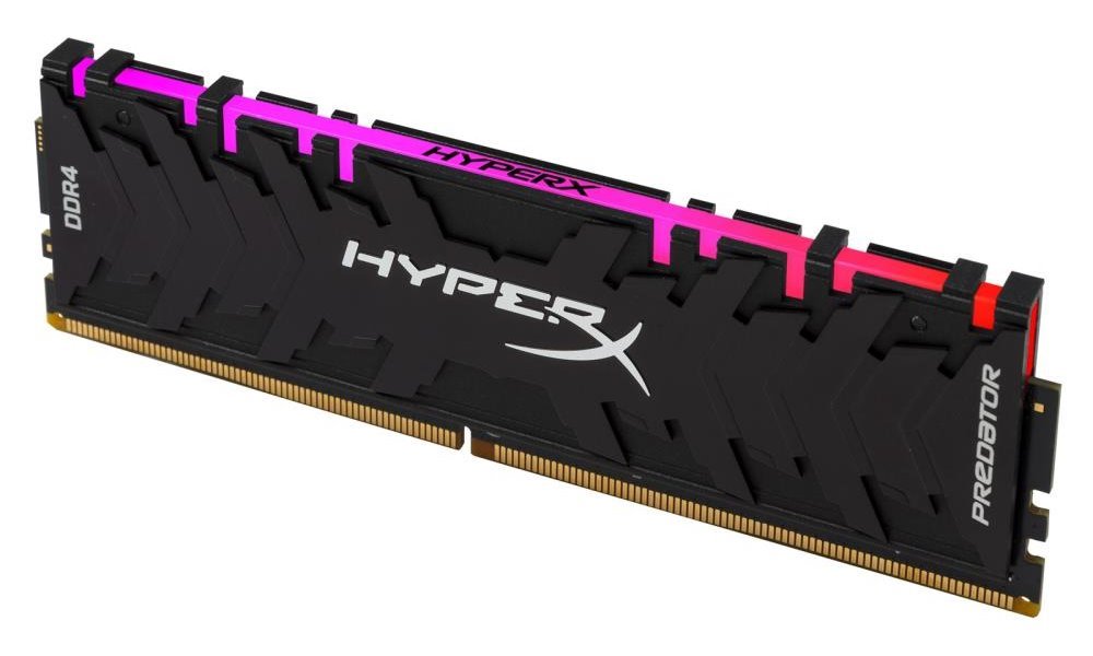 HyperX Predator RGB, DDR4, DIMM, 3600 MHz, 8 GB, CL17, čierna