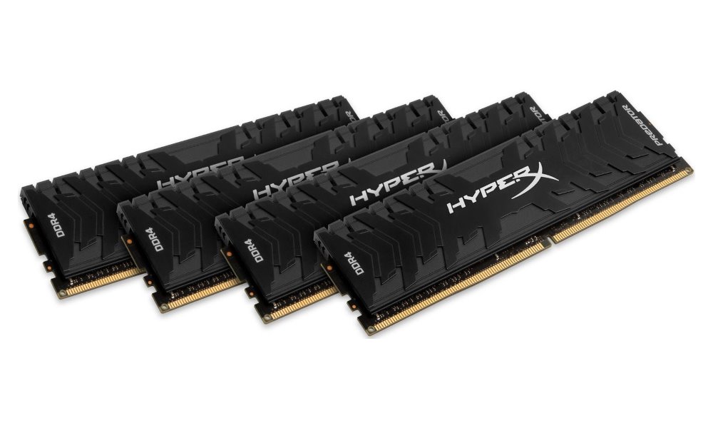 HyperX Predator XMP, DDR4, DIMM, 3600 MHz, 64 GB (4x 16 GB kit), CL17
