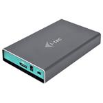 i-Tec externí box pro HDD MYSAFE/ 2,5" SATA/ SSD/ USB 3.0/ šedý