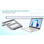 i-Tec Metal Cooling Pad pre notebooky do 15.6"