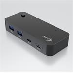i-Tec Universal KVM HUB 2x USB-C + 2x USB-A 3.0 Port