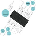 i-Tec USB 3.0 Charging HUB, 7 portov s nabíjacím adaptérom