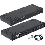 i-Tec USB 3.0, USB-C, Thunderbolt Dual Display Docking Station + PD 100W