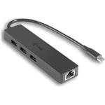 i-Tec USB-C 3.1, 3port + Gigabit Ethernet, hub