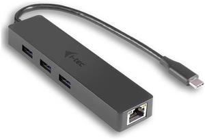 i-Tec USB-C 3.1, 3port + Gigabit Ethernet, hub