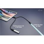 i-tec USB-C Cable Splitter, Audio/Data, Power Delivery 100W