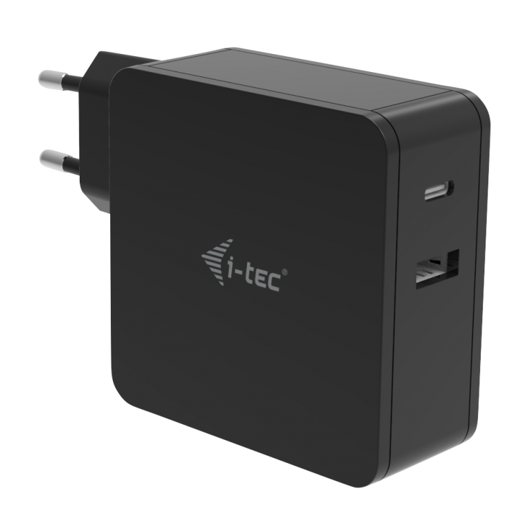i-Tec USB-C CHARGER 60W + USB-A Port 12W