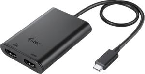 i-Tec USB-C Dual 4K/60 Hz single 8K/30 Hz HDMI Video Adapter 2x HDMI Port