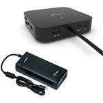 i-Tec USB-C Dual Display Docking Station s Power Delivery 100W + Universal Charger 112W
