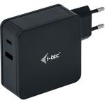 i-tec USB-C Flat Docking Station with Power Delivery 60W + Universal Charger 60W