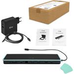 i-tec USB-C Flat Docking Station with Power Delivery 60W + Universal Charger 60W