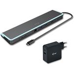 i-tec USB-C Flat Docking Station with Power Delivery 60W + Universal Charger 60W