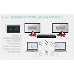 i-Tec USB-C KVM dokovacia stanica, Dual Display, 2x Power Delivery, 1x 92W/2x 65W