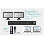 i-Tec USB-C KVM dokovacia stanica, Dual Display, 2x Power Delivery, 1x 92W/2x 65W