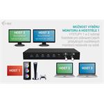 i-Tec USB-C KVM dokovacia stanica, Dual Display, 2x Power Delivery, 1x 92W/2x 65W