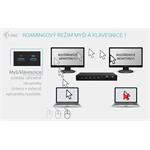 i-Tec USB-C KVM dokovacia stanica, Dual Display, 2x Power Delivery, 1x 92W/2x 65W