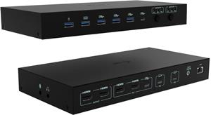 i-Tec USB-C KVM dokovacia stanica, Dual Display, 2x Power Delivery, 1x 92W/2x 65W