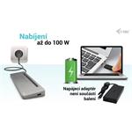 i-Tec USB-C Metal Ergonomic 4K 3x Display Docking Station, PD 100W, (rozbalené)