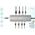 i-Tec USB-C Metal Nano 2x HDMI dokovacia stanica, PD 100W + nabíjačka 100W